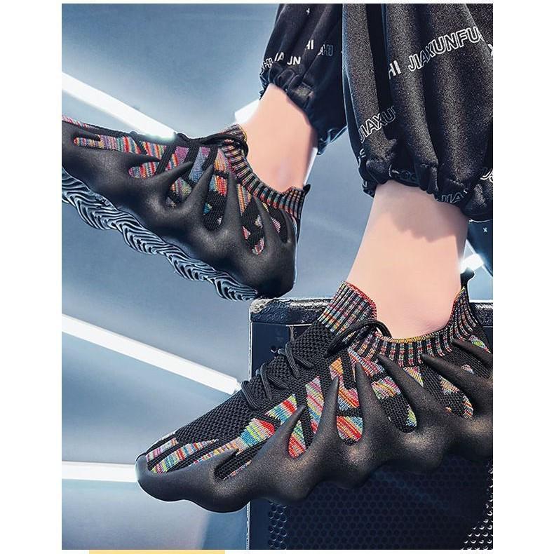 Damen Flyknit Kokosnuss Oktopus Weiche Sohle Socken-Sneaker - Sommerkollektion 2026