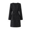 Nanyou Chenille Tweed Skirt with Sequins - Women's Autumn/Winter Fragrance Style Dress