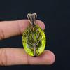 Tree Of Life Lemon Topaz Gemstone Copper Wire Wrap Handmade Pendant Jewelry For Her