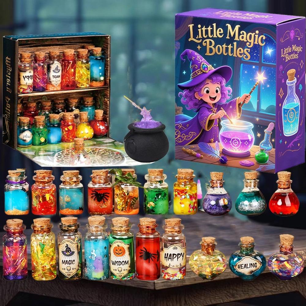 Fairy Magic Craft Kit for Kid with Potion Bottles Witch Magician Magical Potions Making DIY Christmas Birthday Gift for Girl Boy