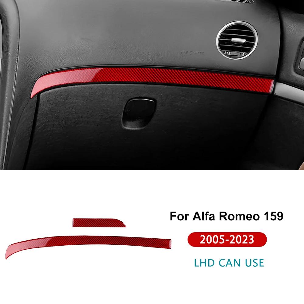 Real Soft Carbon Fiber Sticker For Alfa Romeo 159 2005-2017 2018 2019 2020 2025 2025 2025 Car Driver Co-pilot Strip Accessories