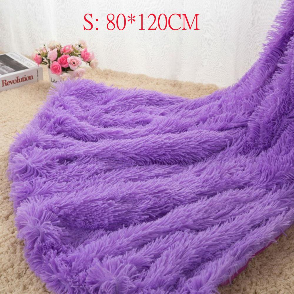 Super Soft Long Shaggy Fuzzy Fur Faux Fur Warm Elegant Cozy With Fluffy Sherpa Throw Blanket
