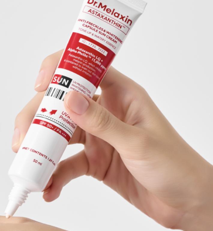 Dr.Melaxin Astaxanthin Whitening Capsule Sunscreen Radiance Hydrating 50ml Sun Care K-Beauty