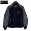 Y'2 LEATHER Black TB-136 Suede X Leather Rib Jacket Jacket 36 blackUsed