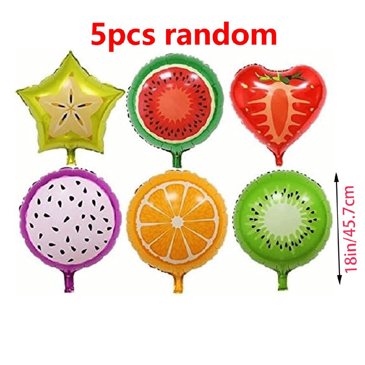 

18 дюймов Фруктовый шар Арбуз Гелиевые шары День рождения Свадьба Украшения для вечеринки 5pcs