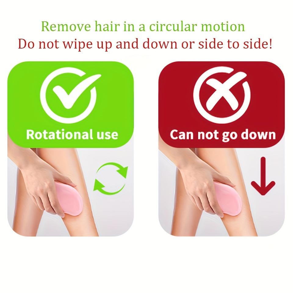 Reusable Waterproof Hair Eraser - Painless Exfoliator for Smooth Skin, Portable Epilator for Back, Arms, Legs & Bikini Area
