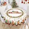 Christmas Gingerbread Man Tablecloth Polyester Table Cover Table Decor Winter Holiday Xmas Tablecloth Navidad Decorations 2025