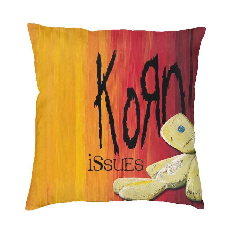 

Nu Metal Rock Band Korns Cushion Covers Sofa Home Decorative Square Throw Pillow Case 45x45 30x30cm 12x12in