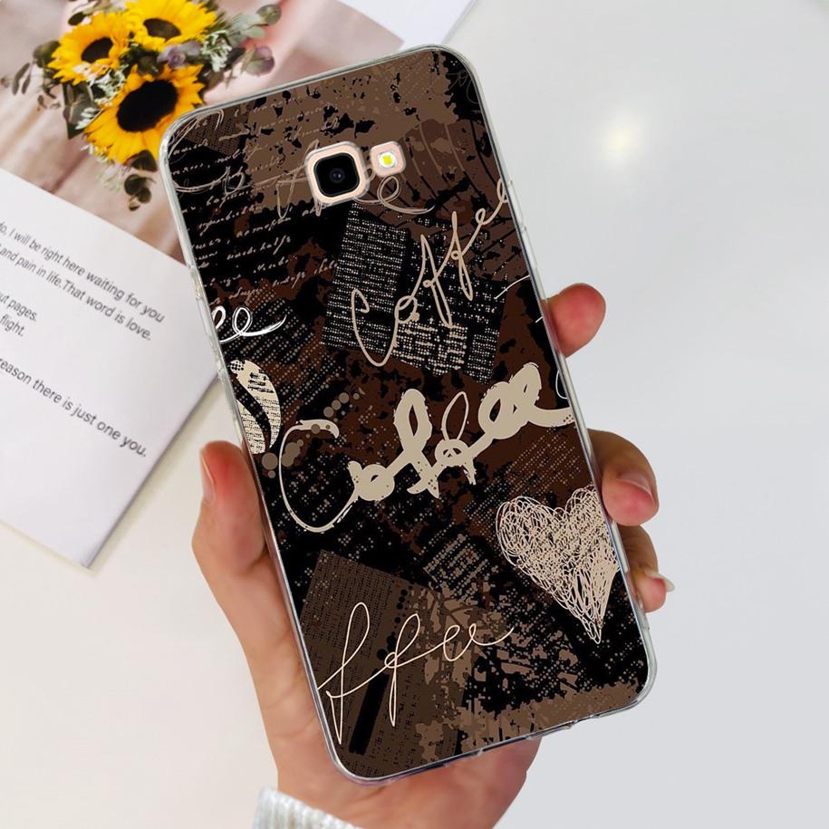 For Samsung Galaxy J4 Plus 2018 Phone Case Fashion Flower Soft Silicone Cover For Samsung J4 J 4 Plus 2018 J4+ J415F J4Plus Capa