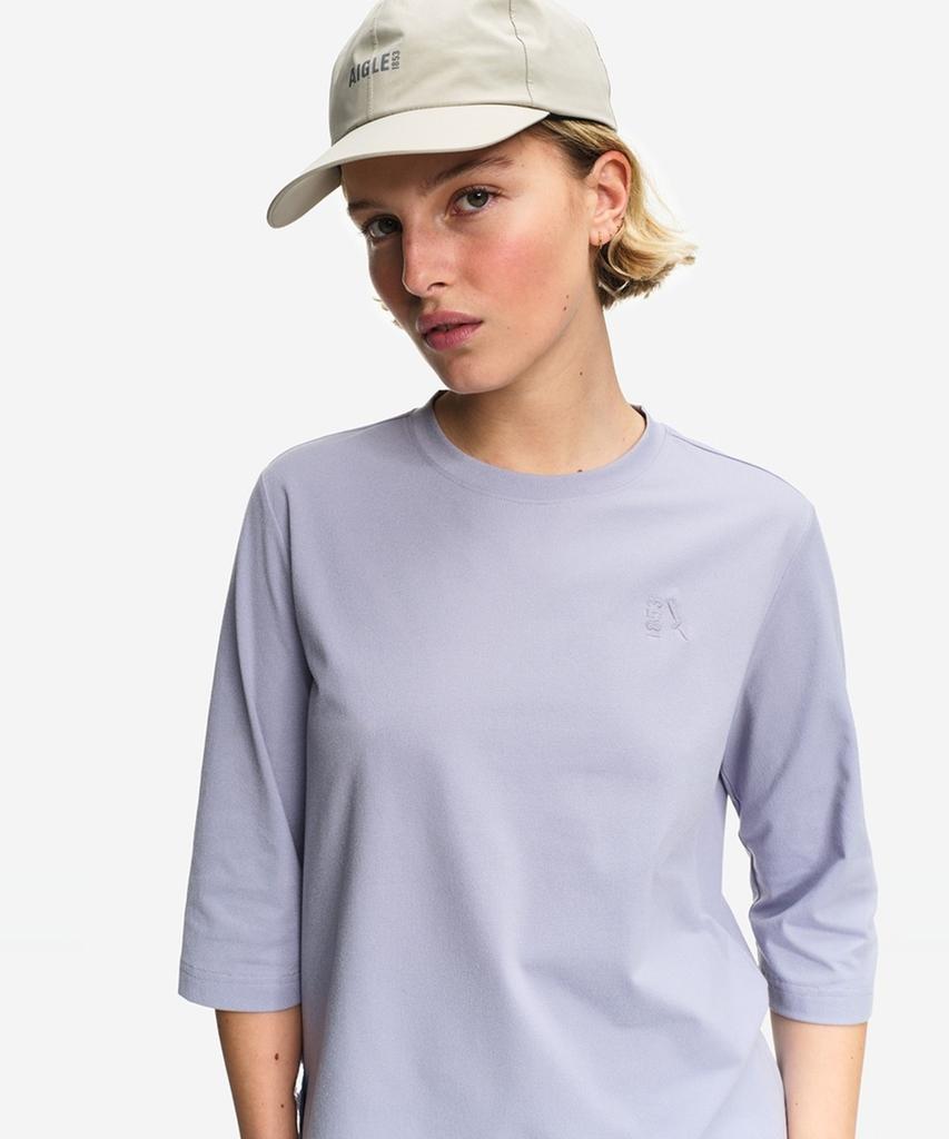 Aigle Women'S 3/4 Sleeve Logo T-Shirt Aas26Wtsh005Dli