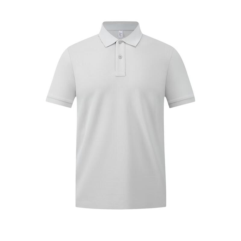 Men's Pure Cotton Antibacterial Cooling Mercerized Polo Shirt
