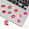 500Pcs/Roll Blazing Red Lips Kids Rewards Stickers - DIY Scrapbooks Album Decor Sealing Label Decals