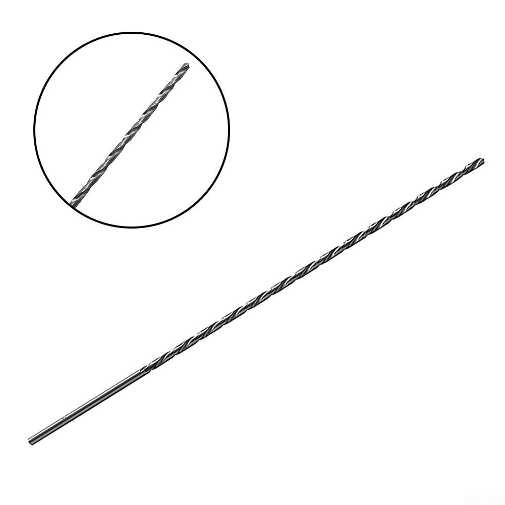 Extra dlouhé mini vrtáky do kovu HSS s válcovou stopkou 2–6 mm
