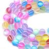 Moonstone Imitation Flash Round Beads for DIY Jewelry Making