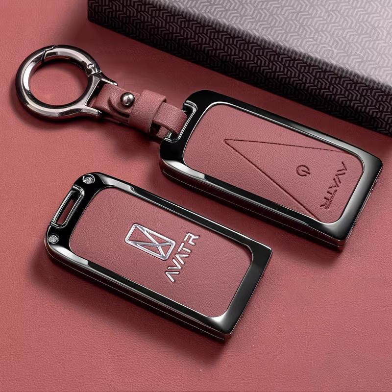 Zinc Alloy Car Key Case Fob For Avatr 07 06 Avatar 12 Max Ultra Accessories Keychain Remote Cover Shell Housing