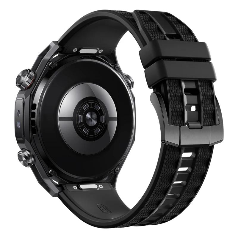 Bracelet en Silicone Bicolore 22mm Pour Garmin Venu 4 45mm/Forerunner 570 47mm, Bracelet de Remplacement Respirant Doux Imperméable