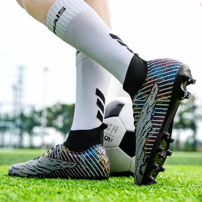 2025 Neue Rasenfußballschuhe Herren Fußballschuhe Jungen Rutschfestes Outdoor-Training Futsal-Stollen Leichte Herren-Sneaker Mode Sp