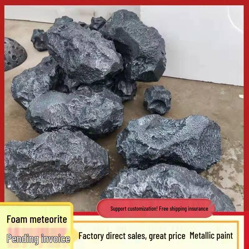 Foam Meteorite Stone Prop for Landscaping & Decoration
