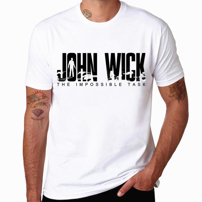 John Wick T Shirt Tshirt Men Funny Print Fashion Tshirt Short Sleeve Summer Top Male Tee summer tshirt drop shipping