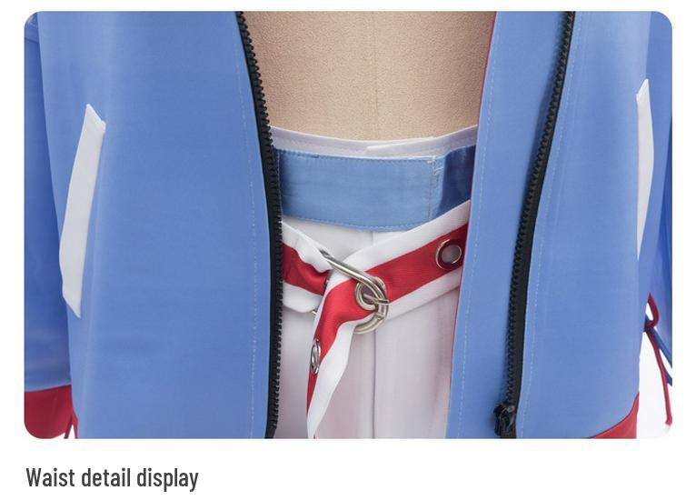 Ensemble de Costume Cosplay Tamamo Cross Uma Musume pour Hommes et Femmes - Tenue de Performance Anime