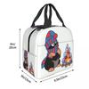 Borsa Pranzo Termica Carina e Felice della Talpa Krtek per Donne Ufficio Borsa Frigo Contenitore Termico per Cibo Borsa Tote Contenitori Portatili per Pranzo