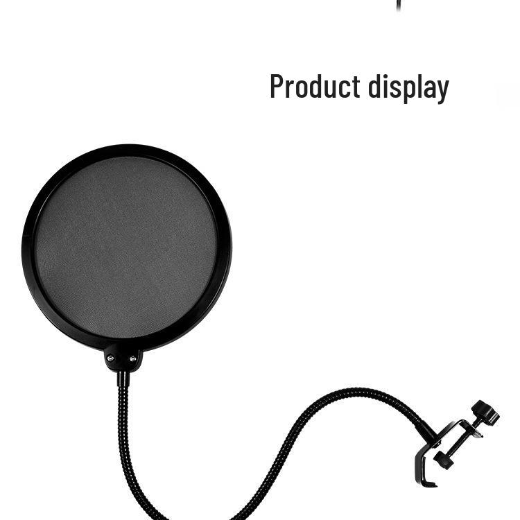 Large Double Layer Nylon Pop Filter for Recording Microphones