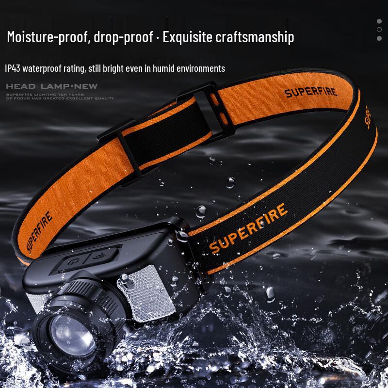 SupFire HL91 Ultra-Light Hand-Wave Sensor LED Headlamp