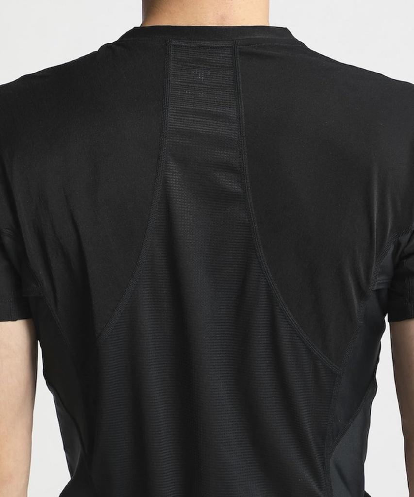DESCENTE Relax Fitshrits Cool Long Sleeve Baseball Size L Men's Underwear, Black,