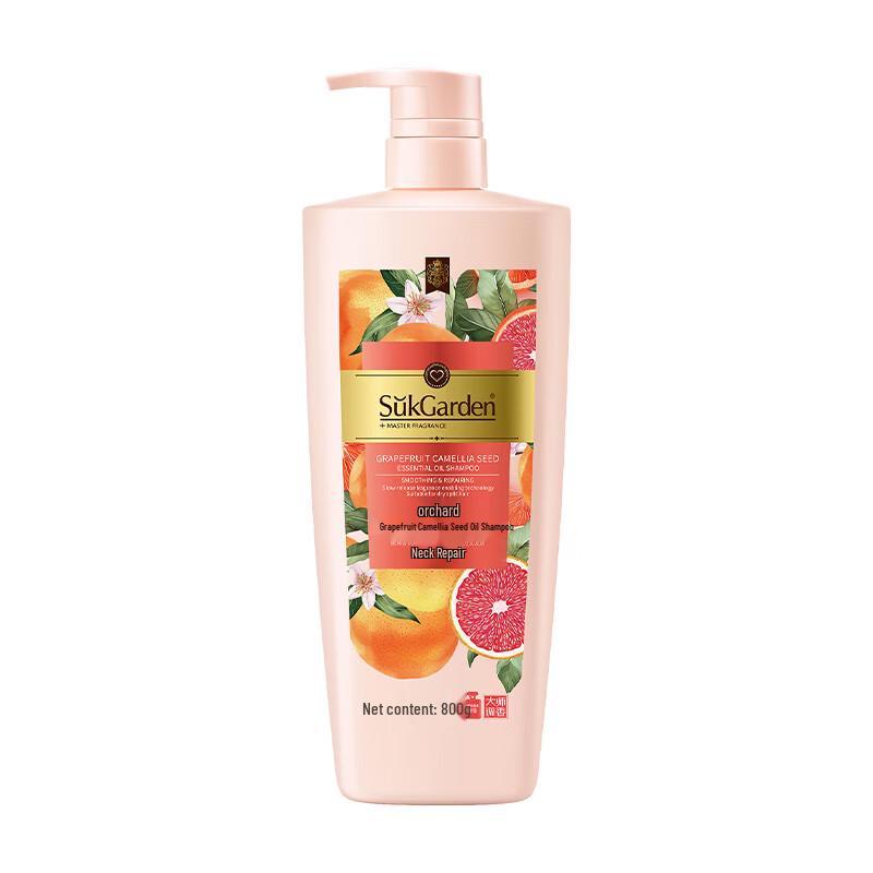 SukGarden Grapefruit & Camellia Seed Essential Oil Shampoo