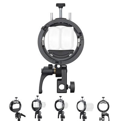 Godox S3 Bracket S2 Upgraded Compatible with Godox and TT350 Port with Cold Compact and Bowens Mount Compatible AD100Pro, AD200Pro, AD300Pro,