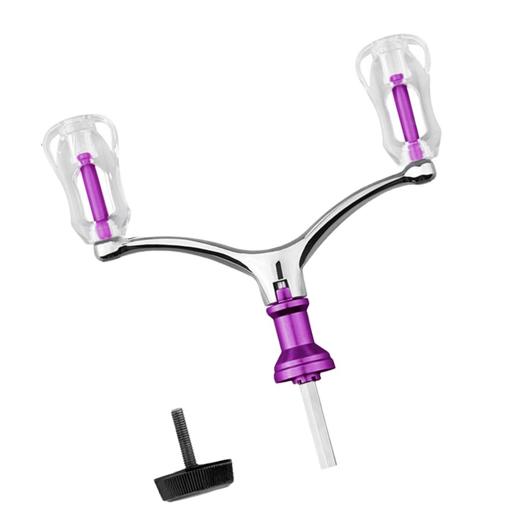 Aluminum Alloy Fishing Reel Handle with Comfort Grip for Better Control Fishing Reel Handle Knob Grip Fishing Reel Parts