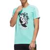 adidas NEO Panda Gra w Ping Ponga Nadruk Slim Fit T-shirt Męski Topy Teal GK1553