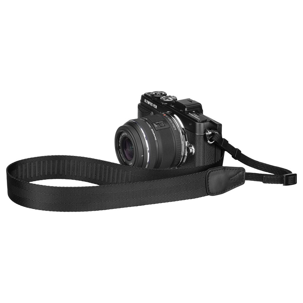 Hakuba Camera Strap Luft Design Twill Neck Strap KST-65T25 25mm Wide Flexible Shoulder and Hand Wrap Compatible for Mirrorless Cameras