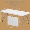 Portable Rectangular Folding Table - Simple Study, Computer Desk, or Outdoor Dining