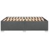Bed Frame without Mattress Dark Grey 140 x 190 cm Fabric