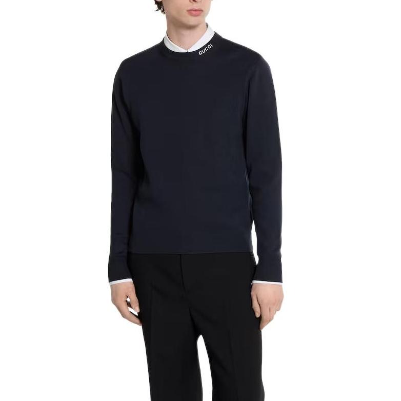 Gucci Logo Intarsia Knit Jumper 828711-XKD2A-4137