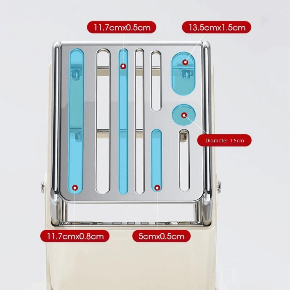 Stable Countertop Cutter Holder Anti-slip Cutlery Organizer Kitchen Storage Rack  for Home
