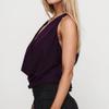 2025 Spring/Summer Women's Sexy Halter Tie-up Backless T-shirt Top