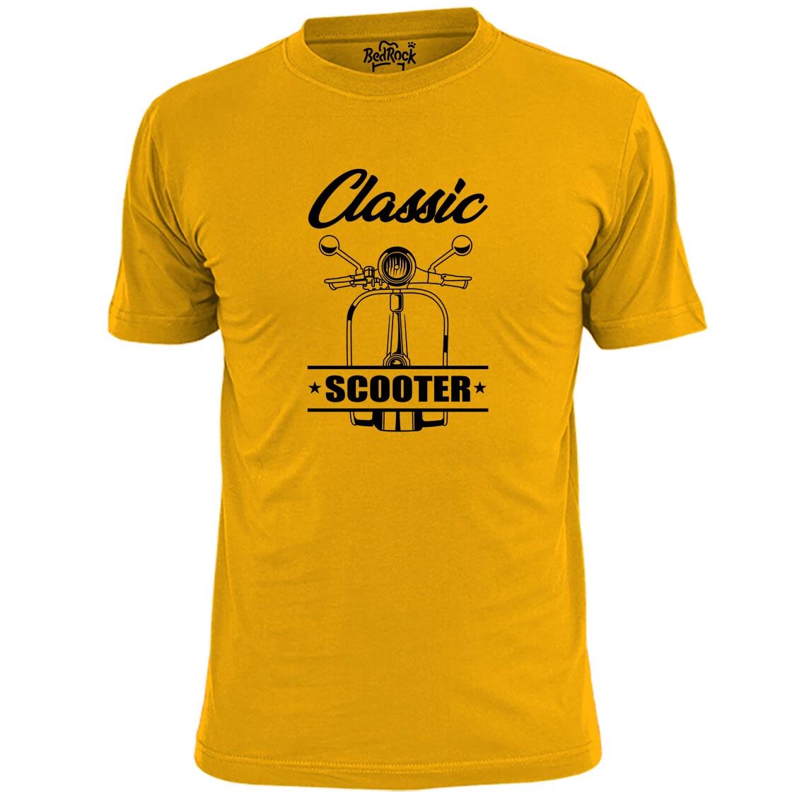 

Mens Classic Scooter Stencil T shirt Mod Jam Weller XL