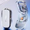 Pill Cutter & Divider: Precise 1/4 & 1/2 Cutting, Portable Pill Box