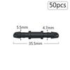 50pcs 3/5 4/7mm Garden Hose Barbed Connectors Tee Elbow Cross End Plug Fitting Coupling Drip Irrigation System Watering