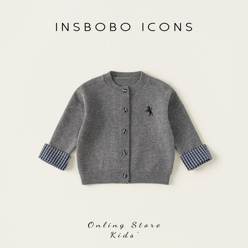 Boys Sweaters, Girls Knitted Cardigans, 2026 Spring New Stylish Tops for Babies, Children s Stylish Spring and Autumn Clothing