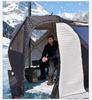 Large Pentagonal Ice Fishing Tent with TPU Window for Winter Camping - Thickened for Warmth and Cold Protection