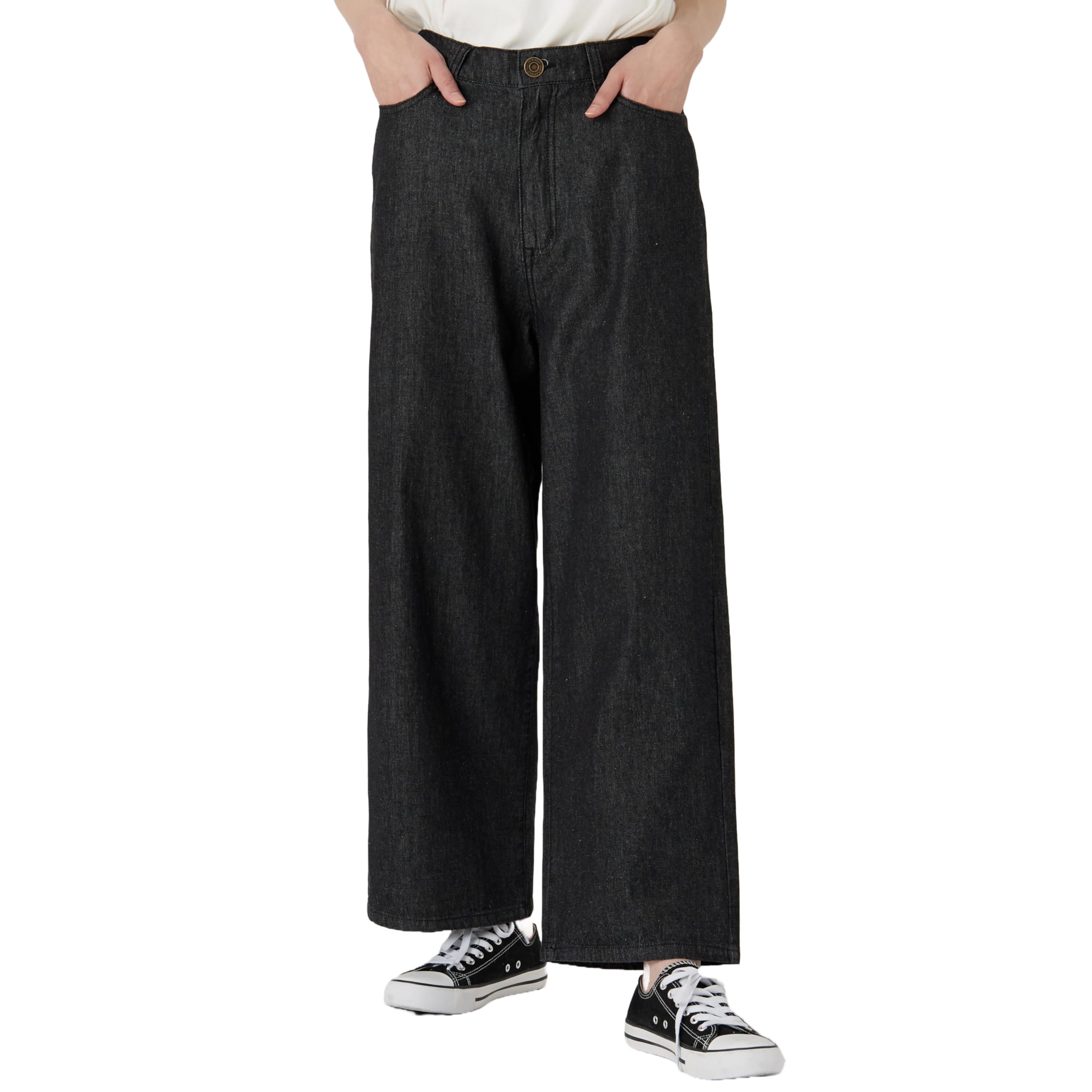 

Счастливый Марлин Джинсы Плюс Широкие Штанины Доступны в 3 Идеально для Легкого Движения Размер M Черные Джинсы Широкие Штанины, Размеры, Женские, Брюки, Длины, Лето,