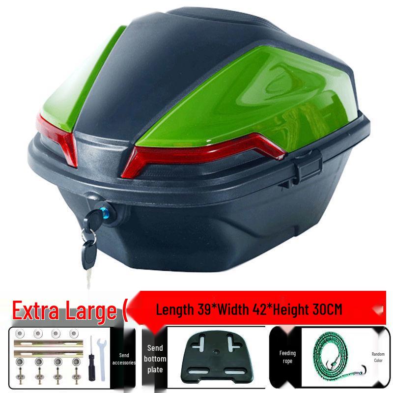 Universal Electric Vehicle Trunk & Storage Box for Motorcycles and Scooters