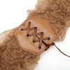 Fashion Lace Stretch Belts for Women for Wedding Dress Wide  Elastic Female Waistband Belts