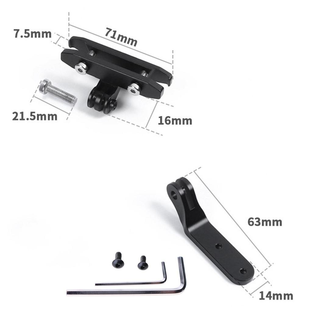 Garmin Varia-RCT715 Taillight Radar Seat Cushion Mount with GoPro Adapter