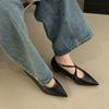 Fashion Pointed Toe Footwear Low Heel Ladies Mary Janes Pumps Shoes 2025 New Female Shallow Fashion Buckle Strap Women Heeled Shoes