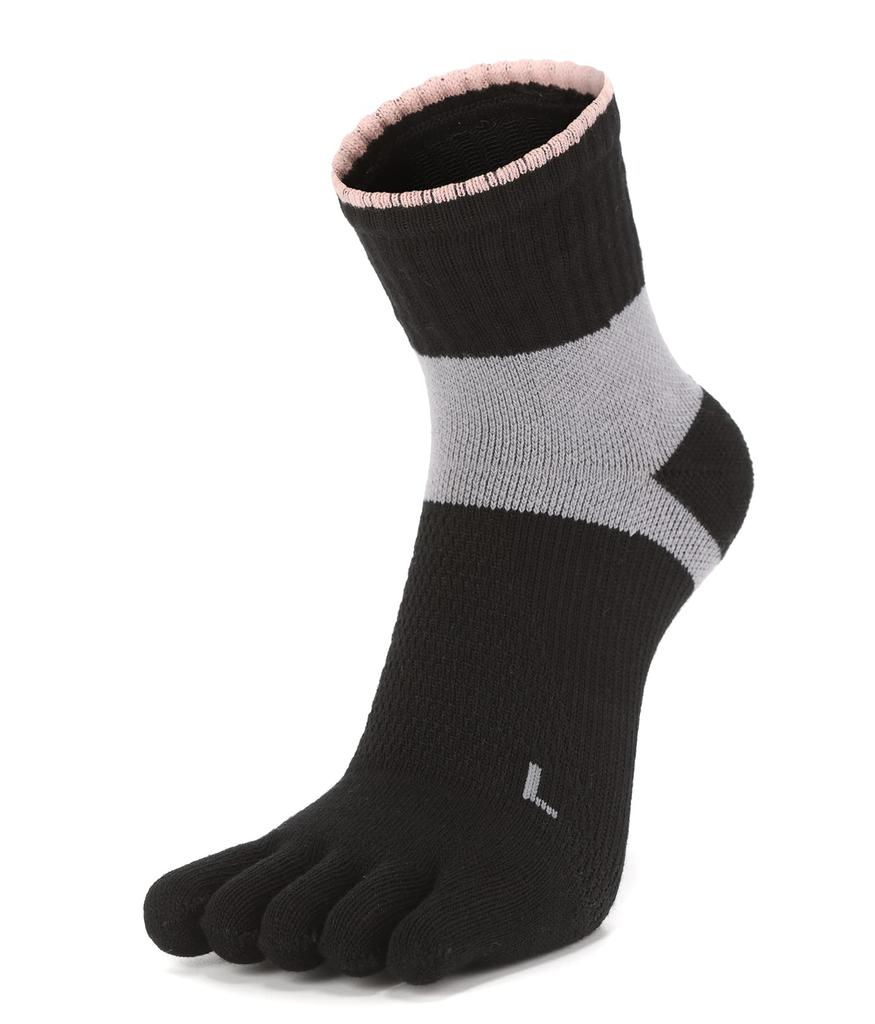 WIOIW Women's Five-Toe Socks, Thick Cotton, Durable, All-Season, Thick, 3-Pair Set