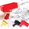 Electric Money Shooter Toy Battery Powered Handheld Fake Cash Scatter Make Money Rain Toy Weddings Birthdays Party Club Events Automatic Money Thrower